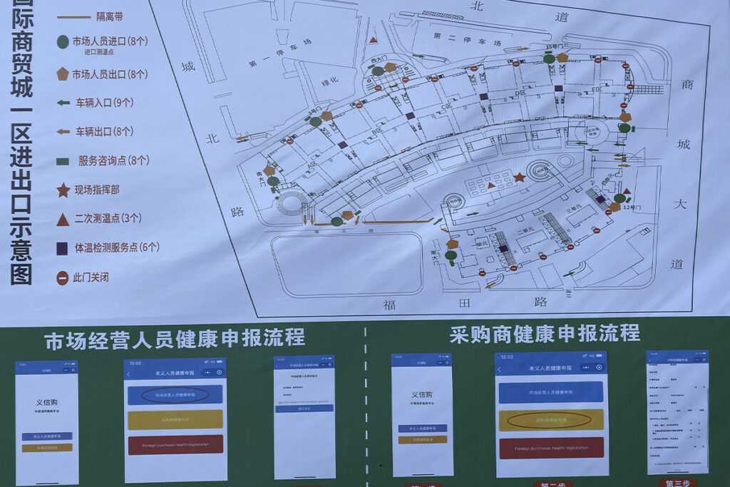 Yiwu Market control map