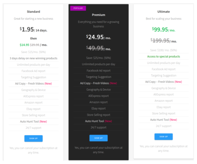 Pexda Pricing