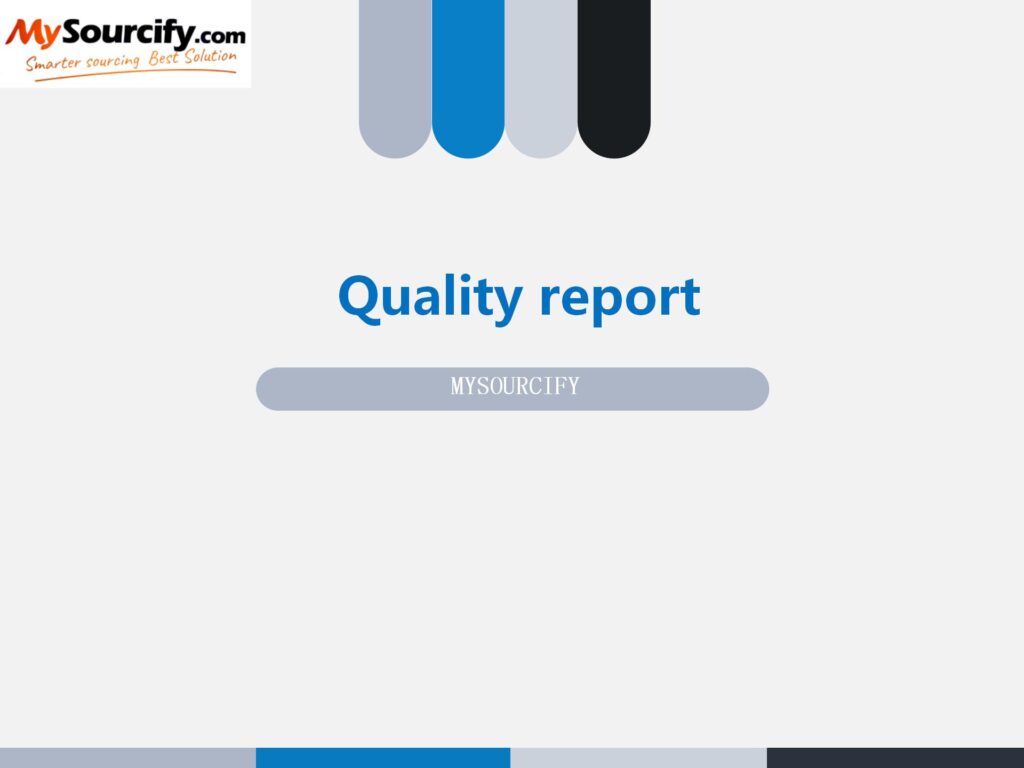 Amazon FBA Quality report