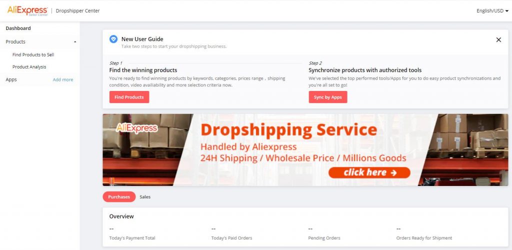 AliExpress Dropshipping Center