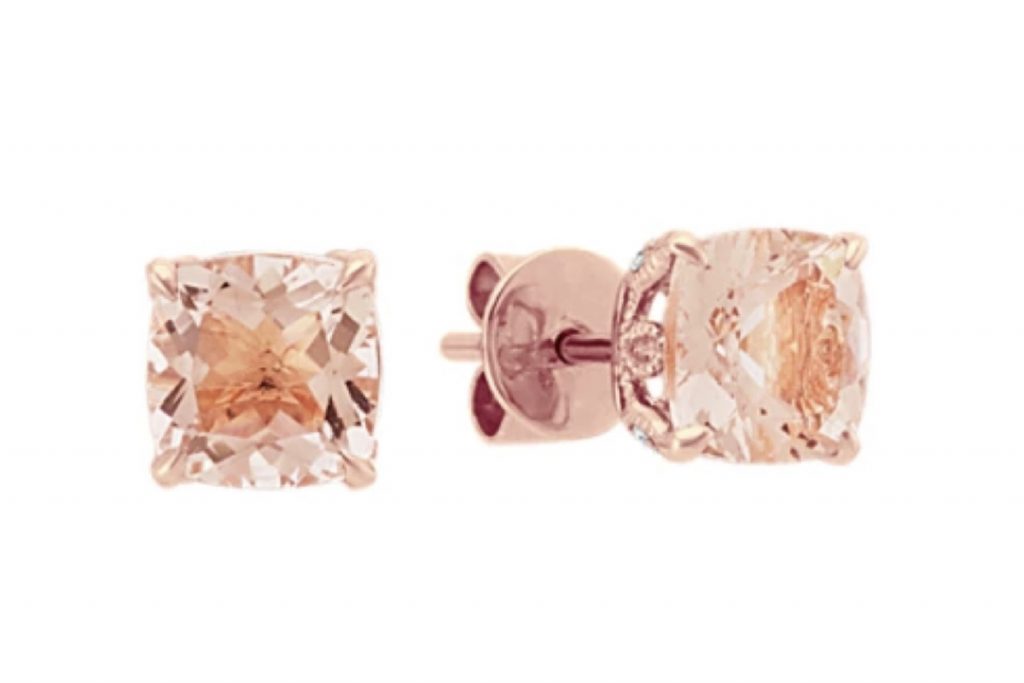 morganite earring